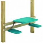 Complex de joaca Cheeky Monkey PlaySet - Centru multifuntional din lemn Play Center